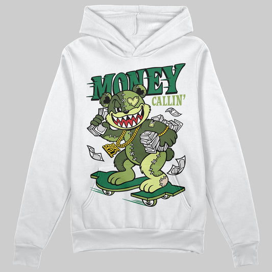 Foamposite Pro 'Pine Green' DopeSkill Hoodie Sweatshirt Money Callin' Graphic Streetwear - White