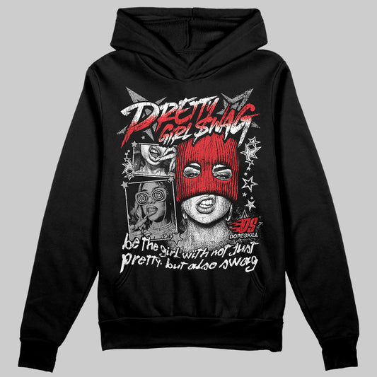 Black and White Sneakers DopeSkill Hoodie Sweatshirt Pretty Girl Swag Graphic Streetwear - Black