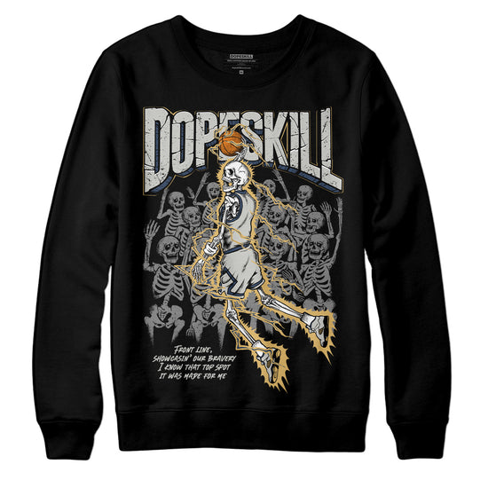 A Ma Maniere x Jordan 5 “Photon Dust” DopeSkill Sweatshirt Thunder Dunk Graphic Streetwear - Black