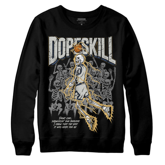 A Ma Maniere x Jordan 5 “Photon Dust” DopeSkill Sweatshirt Thunder Dunk Graphic Streetwear - Black