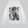 Jordan 4 “Black Cat” (2025) DopeSkill Hoodie Sweatshirt Built Different Graphic Streetwear - White