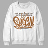 Jordan 3 Retro Palomino DopeSkill Sweatshirt Queen Graphic Streetwear - White