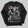 Air Max 95 OG “Pink Foam” DopeSkill Long Sleeve T-Shirt Broken Bones Graphic Streetwear - Black