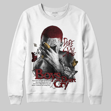 Dunk Low SE Sisterhood Sail Team Red W DopeSkill Sweatshirt Boys Don't Cry Graphic Streetwear - White