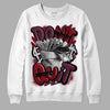 Jordan 5 Retro Burgundy (2023) DopeSkill Sweatshirt Don't Quit Graphic Streetwear - White