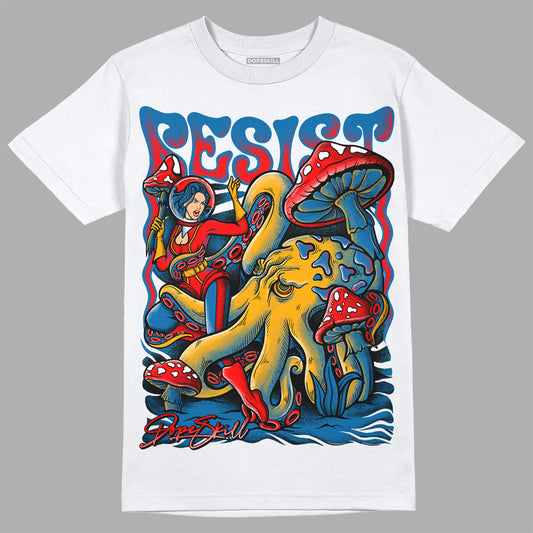 Jordan 4 Retro GS 'Messy Room' DopeSkill T-Shirt Resist Graphic Streetwear - White