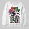 Jordan 11 Retro 285 Atlanta DopeSkill Sweatshirt Paper Chaser Boy Graphic Streetwear - White