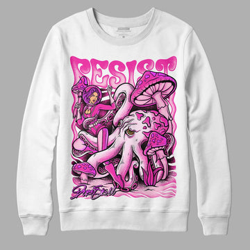 Pink Sneakers DopeSkill Sweatshirt Resist Graphic Streetwear - White