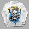 Dunk Low Pro SB Homer DopeSkill Long Sleeve T-Shirt Trapped Halloween Graphic Streetwear - White