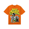 Orange, Black and White Sneakers DopeSkill T-Shirt Paper Chaser Boy Graphic Streetwear - Orange