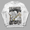 Jordan 5 SE “Sail” DopeSkill Long Sleeve T-Shirt Sorry I've Been Trappin Graphic Streetwear - White