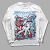 Jordan 9 Powder Blue DopeSkill Long Sleeve T-Shirt Resist Graphic Streetwear - White 