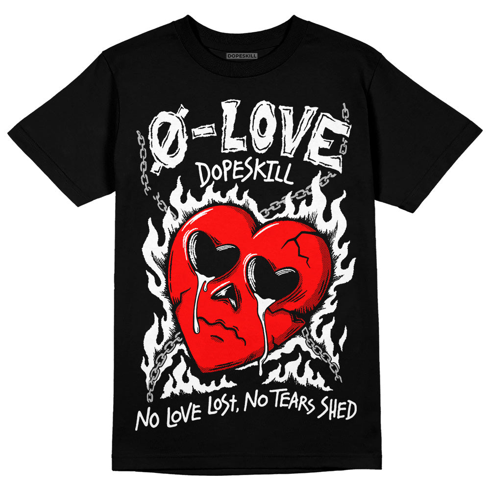 Black and White Sneakers DopeSkill T-Shirt Crying Heart Graphic Streetwear - Black