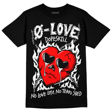 Black and White Sneakers DopeSkill T-Shirt Crying Heart Graphic Streetwear - Black