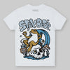 Jordan 4 Denim “Worn Blue” DopeSkill Toddler Kids T-shirt Stay Busy Graphic Streetwear - White