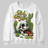 Dunk Low 'Chlorophyll' DopeSkill Sweatshirt God Got Me Graphic Streetwear - White