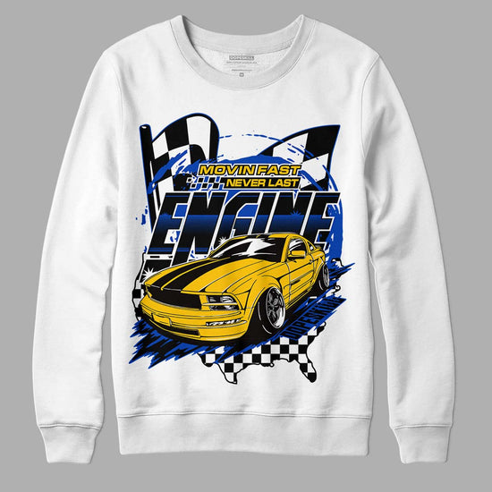 Jordan 14 “Laney” DopeSkill Sweatshirt ENGINE Tshirt Graphic Streetwear - White