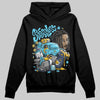 Jordan 11 Retro Gamma Blue (2025) DopeSkill Hoodie Sweatshirt Stressless Graphic Streetwear - Black