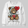 Jordan 1 Retro Low OG Year of the Snake (2025) DopeSkill Sweatshirt Broken Bear Graphic Streetwear - White