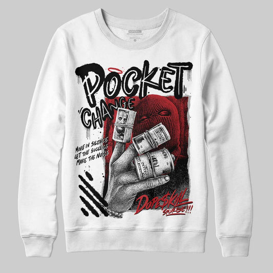 Jordan 14 Golf “Last Shot” DopeSkill Sweatshirt Pocket Change Graphic Streetwear - White