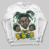 Green Sneakers DopeSkill Long Sleeve T-Shirt Two Sides Graphic Streetwear - White