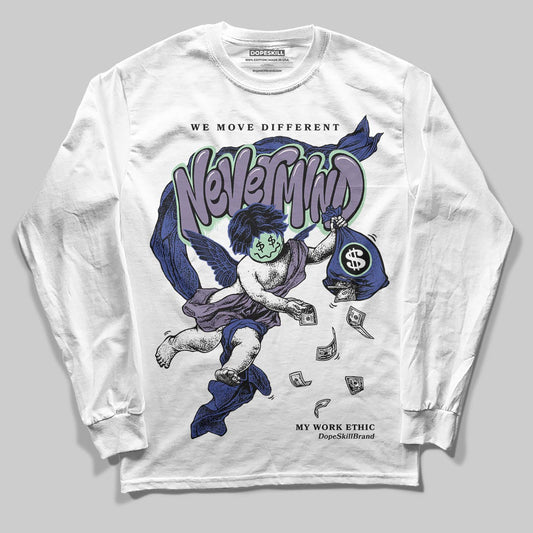 Jordan 1 Retro Low OG Zion Williamson Voodoo Alternate DopeSkill Long Sleeve T-Shirt Nevermind Graphic Streetwear - White
