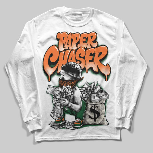 SoleFly x Air Jordan 3 “Fruits Of Our Labor” DopeSkill Long Sleeve T-Shirt Paper Chaser Boy Graphic Streetwear - White 