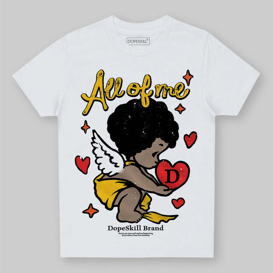 Yellow Sneakers DopeSkill Toddler Kids T-shirt All Of Me Graphic Streetwear - White