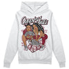 Jordan 1 Retro High '85 OG Metallic Burgundy DopeSkill Hoodie Sweatshirt Queen Of Hustle Graphic Streetwear - WHite