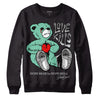 Jordan 3 "Green Glow" DopeSkill Sweatshirt Love Kills Graphic Streetwear - Black