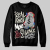 Jordan 11 Retro 285 Atlanta DopeSkill Sweatshirt Real Ones Move In Silence Graphic Streetwear - black