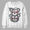 Jordan 14 Retro 'Stealth' DopeSkill Sweatshirt New Double Bear Graphic Streetwear - White