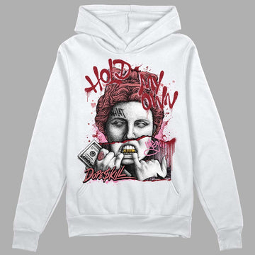 Valentine's Day Collection DopeSkill Hoodie Sweatshirt Hold My Own Graphic Streetwear - White 