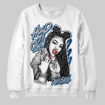 Jordan 12 Retro French Blue (2025) DopeSkill Sweatshirt New H.M.O Graphic Streetwear 