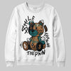 Adidas Samba OG Leopard Pack Collegiate Green DopeSkill Sweatshirt Smile Through The Pain Graphic Streetwear - White