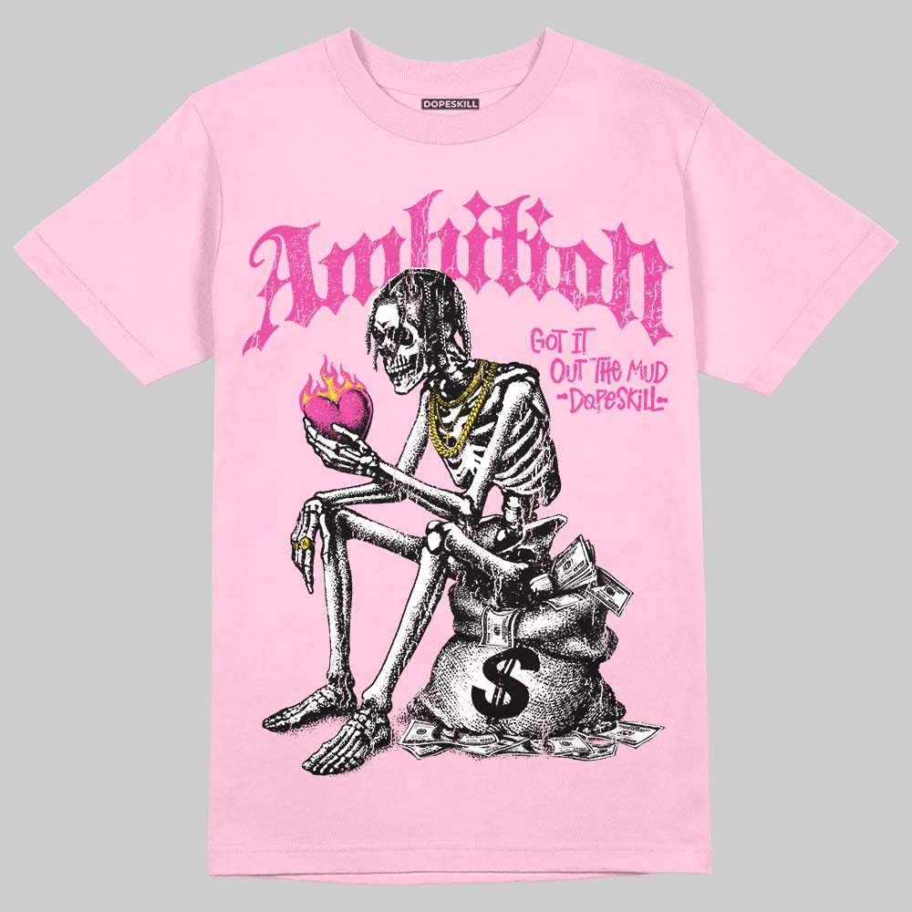 Pink Sneakers DopeSkill T-Shirt Ambition Graphic Streetwear - Light Pink