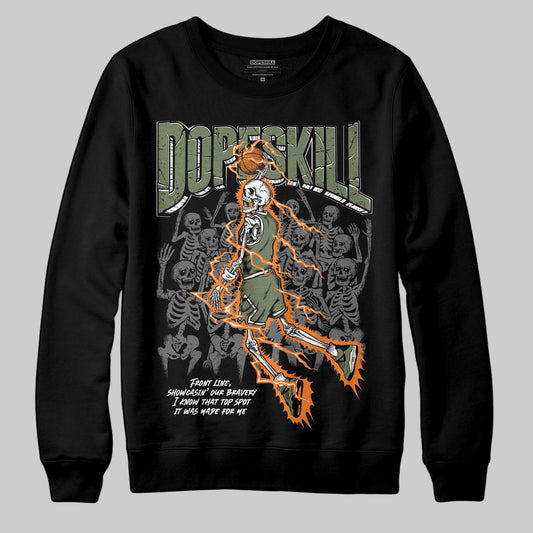 Jordan 4 Retro OG SP Undefeated (2025) DopeSkill Sweatshirt Thunder Dunk Graphic Streetwear - Black