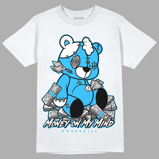 Jordan 2 Low "University Blue" DopeSkill T-Shirt MOMM Bear Graphic Streetwear - White