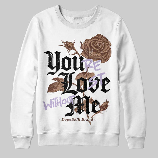 Harris Tweed x Wmns Dunk Low 'Sesame' DopeSkill Sweatshirt You’re Lost Without Me Graphic Streetwear - White