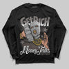 Jordan 4 Retro Cave Stone DopeSkill Long Sleeve T-Shirt Get Rich Graphic Streetwear - Black