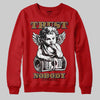 Red Sneakers DopeSkill Sweatshirt Trust Nobody Graphic Streetwear - Red