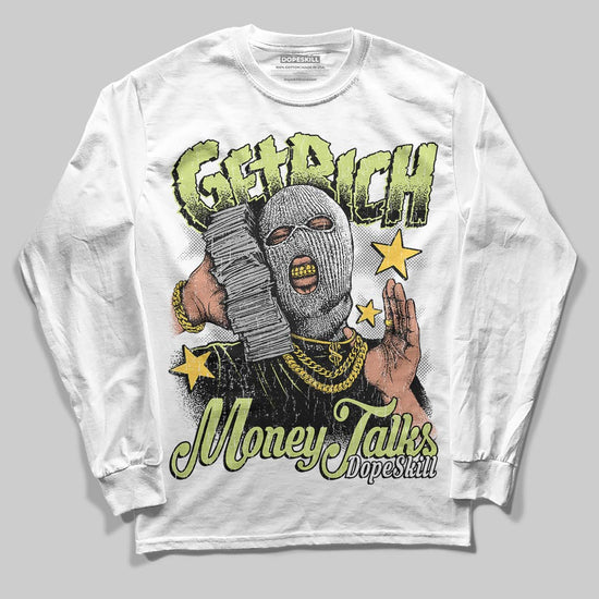 Jordan 11 “Inner Beast” DopeSkill Long Sleeve T-Shirt Get Rich Graphic Streetwear - White