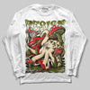 Travis Scott x Jordan 1 Low OG “Olive” DopeSkill Long Sleeve T-Shirt Resist Graphic Streetwear - White 