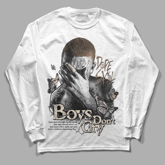 Jordan 5 SE “Sail” DopeSkill Long Sleeve T-Shirt Boys Don't Cry Graphic Streetwear - White