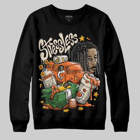 Jordan 3 “Starfish” DopeSkill Sweatshirt Stressless Graphic Streetwear - Black