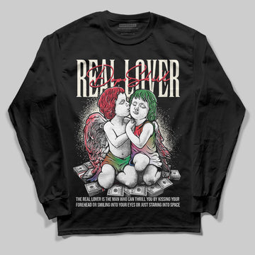 Jordan 11 Retro 285 Atlanta DopeSkill Long Sleeve T-Shirt Real Lover Graphic Streetwear - Black
