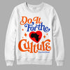 Dunk Low Futura Orange Blaze DopeSkill Sweatshirt Do It For The Culture Graphic Streetwear - White