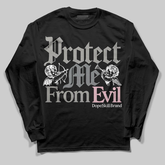 Air Max 95 OG “Pink Foam” DopeSkill Long Sleeve T-Shirt Protect Me From Evil Graphic Streetwear - Black