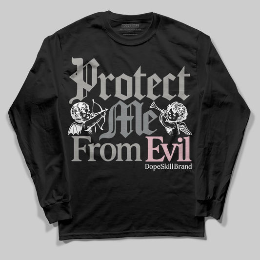 Air Max 95 OG “Pink Foam” DopeSkill Long Sleeve T-Shirt Protect Me From Evil Graphic Streetwear - Black