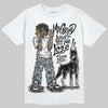 Black and White Sneakers DopeSkill T-Shirt My Grind Won't Let Me Lose Graphic Streetwear - White 